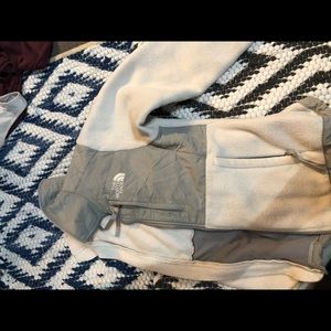 White north face jacket